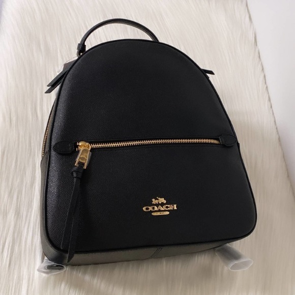 NWT Coach Jordyn Backpack/Black/ Crossgrain Leather - Picture 10 of 12